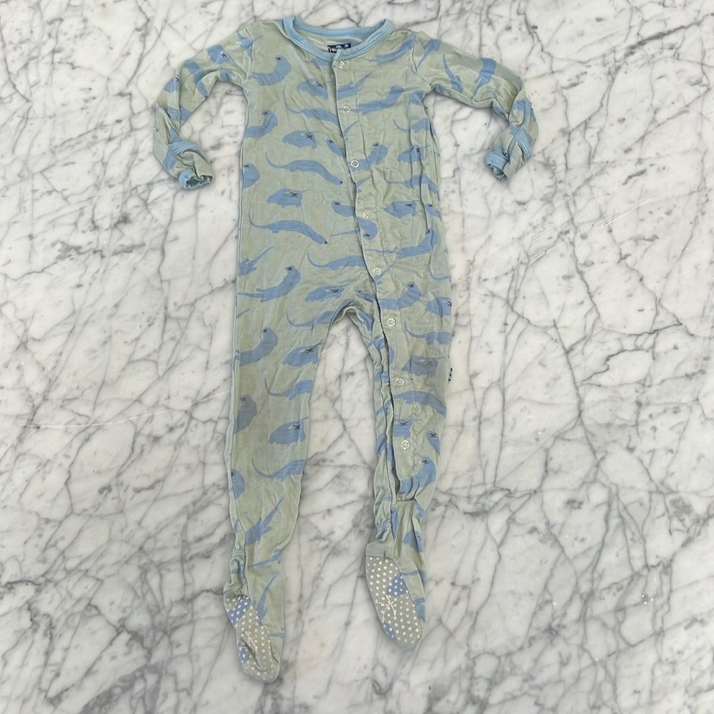 KicKee Pants Sleeper OtterSz 9-12 Mo